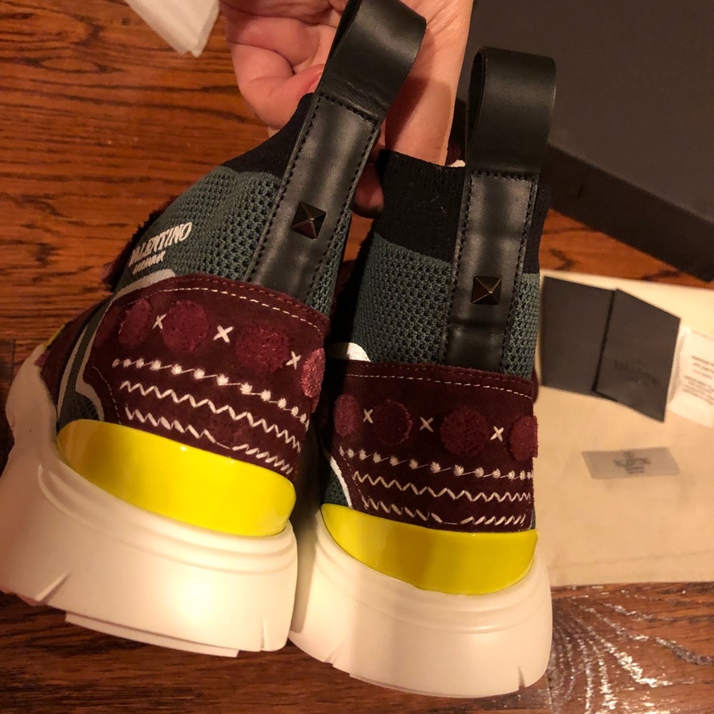 Valentino 2018SS Heroes Tribe Sneakers NEW - Picture 7 of 8